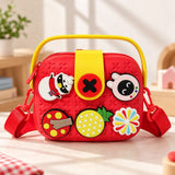 Cartoon Kids Sling Bag - Red